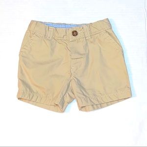 4/$20 Carter's Tan/Khaki Baby Shorts Size 9 months